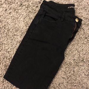 💜Black Hi-Rise Jegging American Eagle